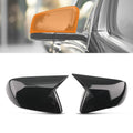 Exterior Mirror Cover for Ford Mustang 2015-23 FR3B-17683 FR3Z-17682 Front Black