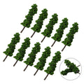 Plastic Model Trees Diorama Display Green Supplies Landscape