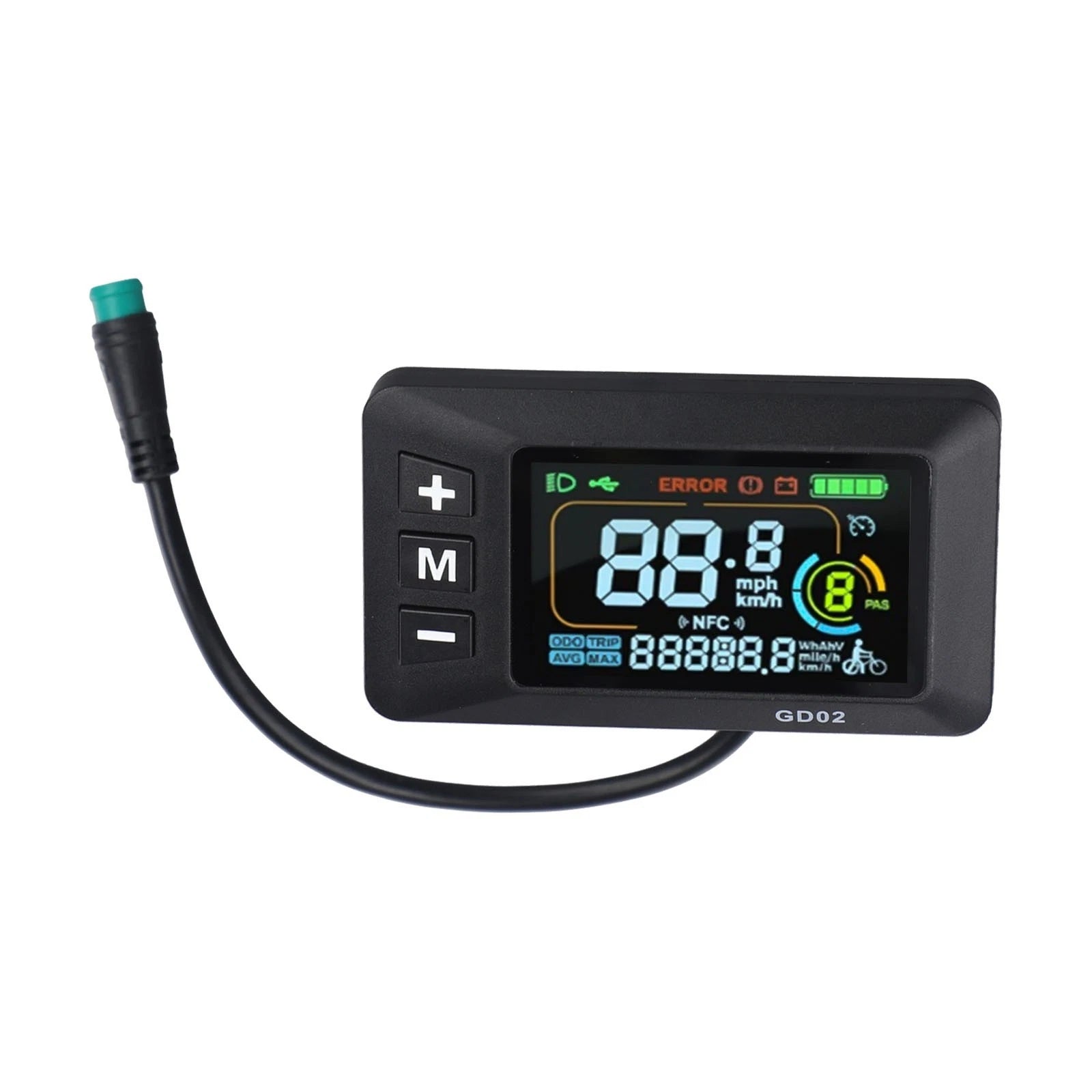 Gd02 Lcd Display For Electric Scooters 24v60v With Waterproof