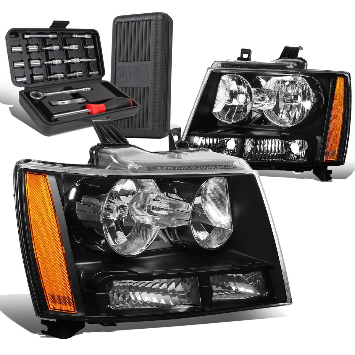 For 2007-2014 Chevy Tahoe Suburban Black/amber | Built Supply Co