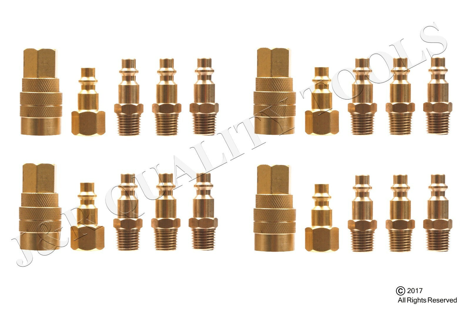 20pc Heavy Duty Air Hose Quick Coupler Set