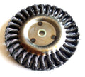 6" Coarse Knotted Wire Wheel Brush