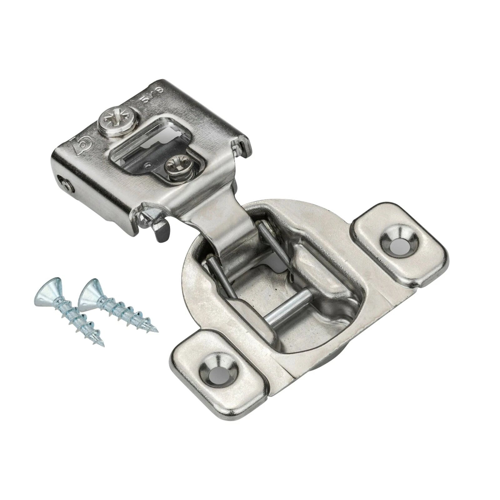 5 Pack Blum 105 Deg 5/8" Overlay Screw On Self Close Cabinet Hinge