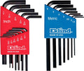 Eklind Short Hex Wrench Key Set 18pc