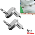 2 Pack Toilet Lid Hinge Screw Fixing Bolts High Quality Stainless