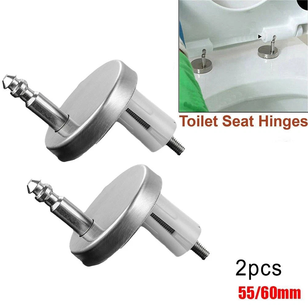 2 Pack Toilet Lid Hinge Screw Fixing Bolts High Quality Stainless
