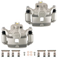 Front Disc Brake Calipers Set w/Bracket for Nissan Sentra 2007-2019 1.8L 2.0L