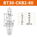Ckb2 Boring Shank Bt30 Cnc Milling Machine Tool Holder