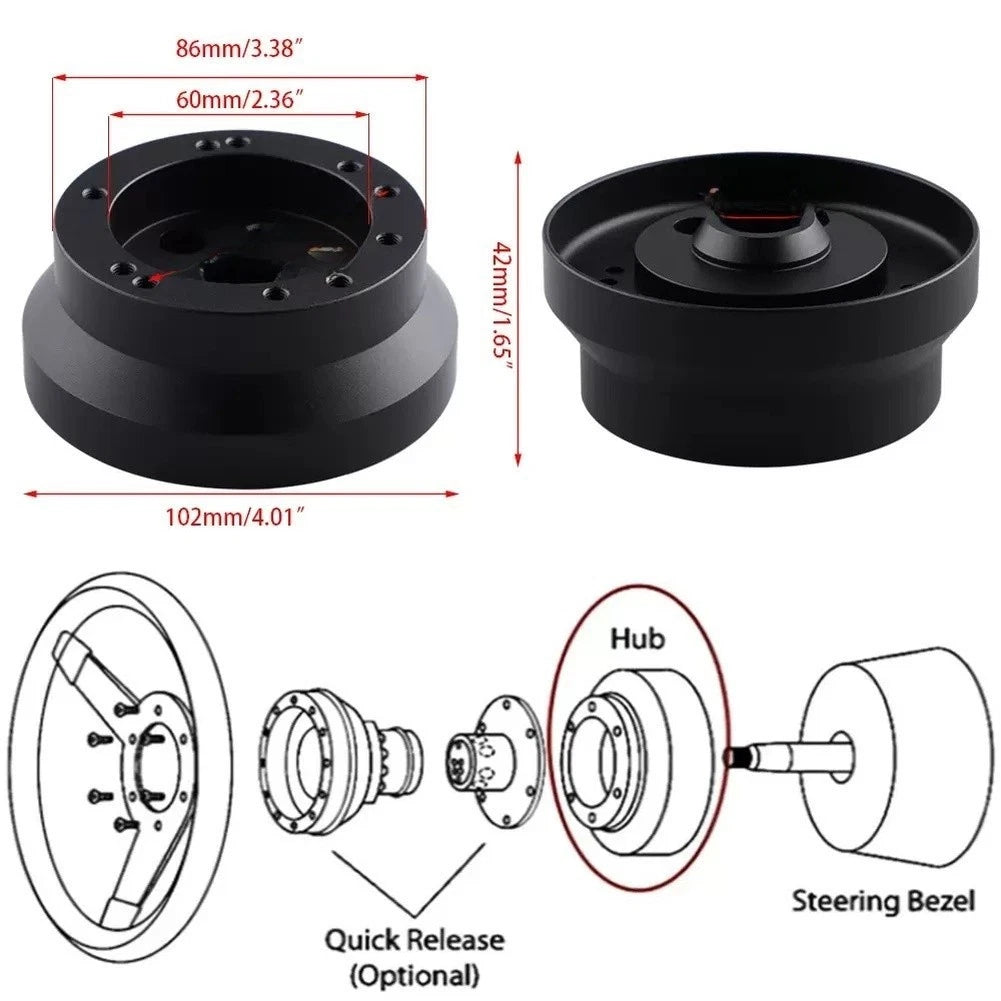 5 Hole 6 Hole Steering Wheel Hub Adapter For For Chevrolet Car