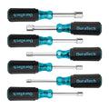DURATECH 7PC SAE Nut Driver Set 11/32,3/8,3/16<wbr/>,1/4,5/16,7/16<wbr/>,1/2" 1" HollowShaft