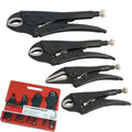 Neilsen 4pc Locking Mole Grip Plier Set