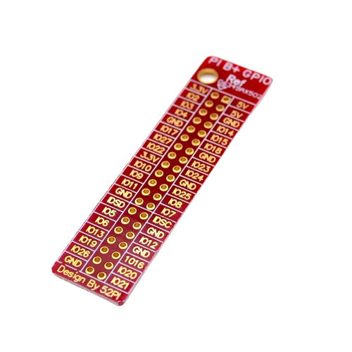 Raspberry Pi GPIO Reference Keyring - Handy Pinout Guide for Raspberry