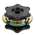 Nrg Sfi 42.1 Spec D Shaped Gun Metal/ Neo Steering Wheel Quick
