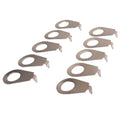 8.4mm Guitar Knobs Pointer Plate Knob Position Indicator Chrome N