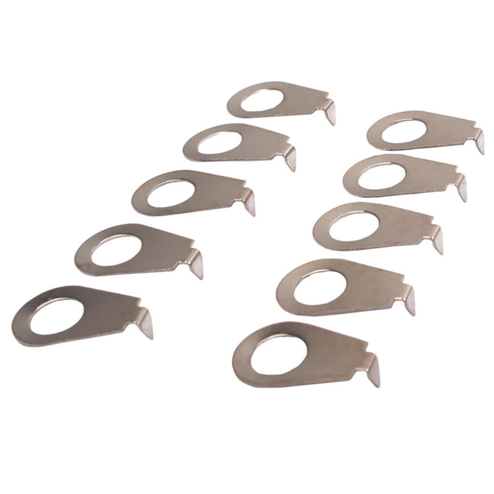 8.4mm Guitar Knobs Pointer Plate Knob Position Indicator Chrome N