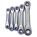New 5pc SAE Offset Ratchet Box Wrench Set-Sae