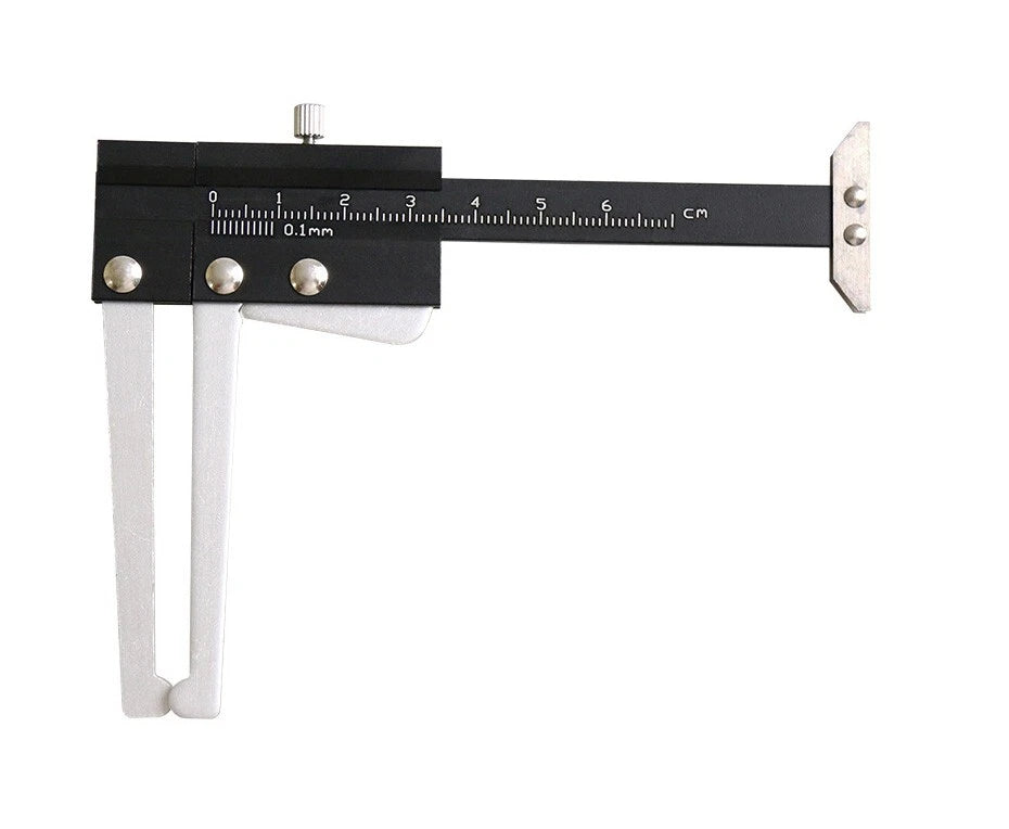 Brake Disc &amp; Tyre Depth Gauge Caliper Vernier Cap. 0-60mm