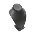 Display Fixture Showcase Slate Gray Leatherette Necklace Stand 6"h