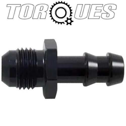 An -10 (-10an An10) Male Push-on 1/2" (12.7mm) Barb Hose Fitting in