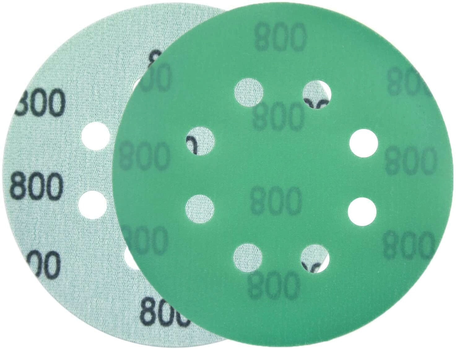 100pc 5 Inch Wet Dry Sanding Discs 800 Grit