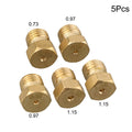 Complete Set Of Gas Hob Conversion Kit 5 Nozzles For Natural Gas