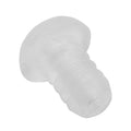 Rok Hardware Press In Soft Plastic Door Bumper, 5/16" X 3/16" X 1/8",
