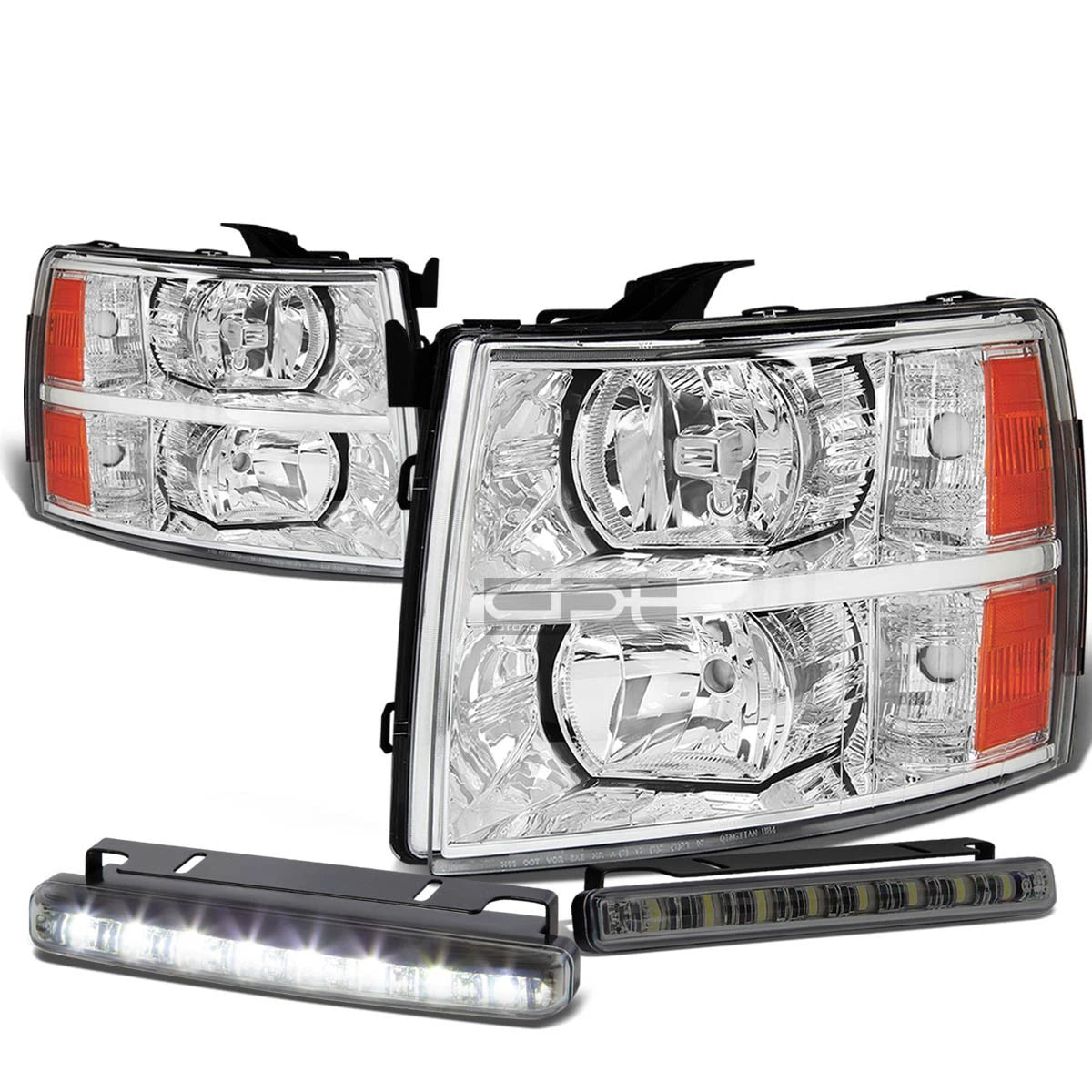 Chrome Housing Headlight+ambe<wbr/>r Turn | Built Supply Co