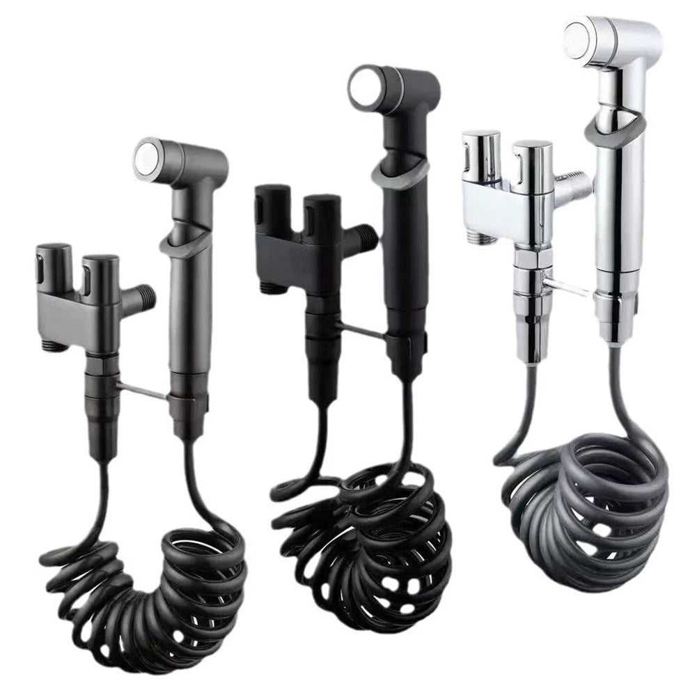 Handheld Bidet Sprayer Set For Efficient Home Cleaning With Dual