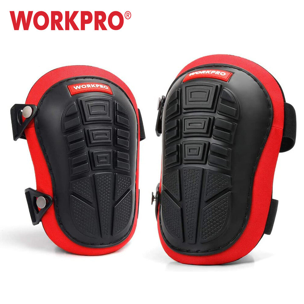 WORKPRO Knee Pads Adjustable With Heavy Duty Foam Padding and Gel Core