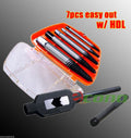 7pc Easy Out Screw Extractor Set with Handle by Unbranded