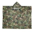 Camo Raincoat With Large Coverage Protects You From The Rain And