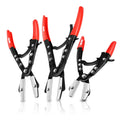 3-in-1 Automatic Ratcheting Plier Set - 8/10/12in by Unbranded