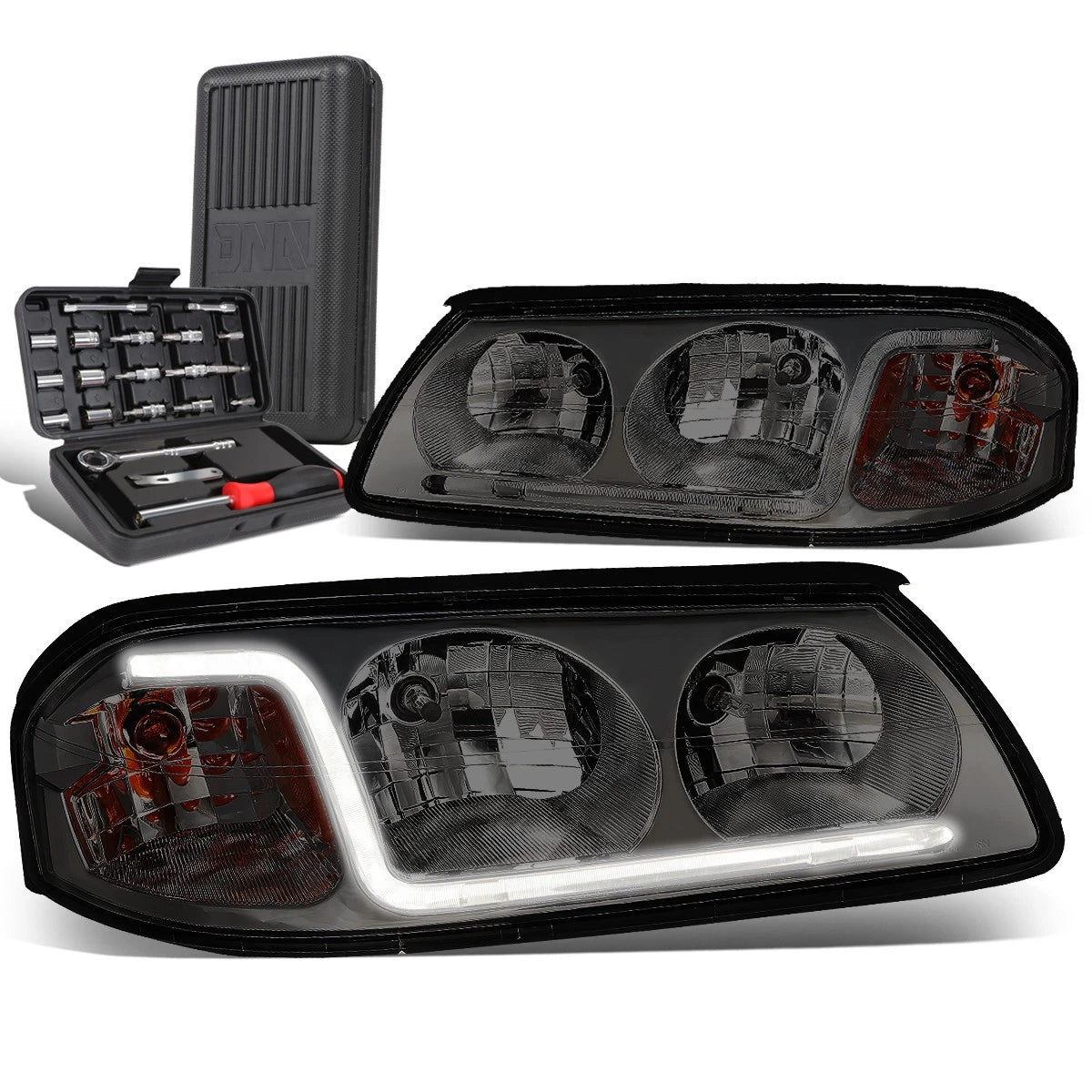 For 2000-2005 Chevy Impala Led Drl Tube Smoked | Built Supply Co