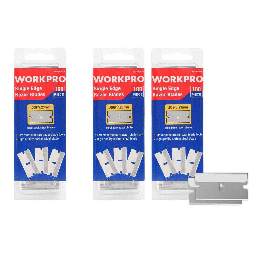 WORKPRO 100/200PCS Razor Edge Blades by WORKPRO