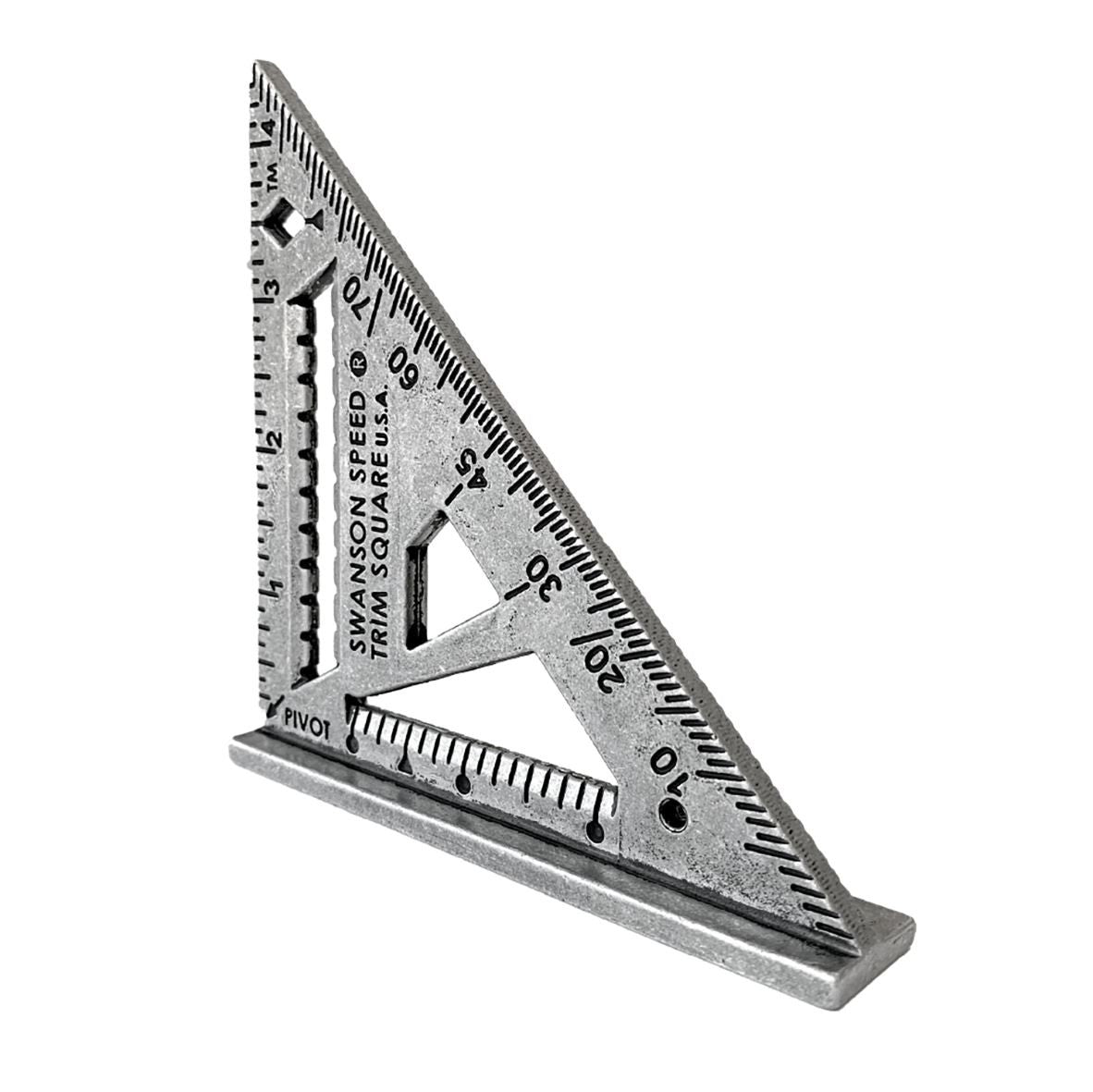 Speed Square Swanson 4.5" Aluminium Trim Square Carpentry Tool Imperial S0145Ope