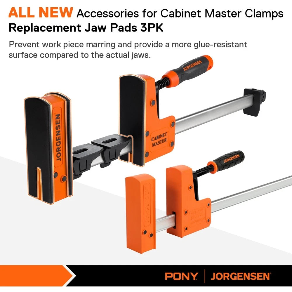 JORGENSEN 2-Packs 18-Inch Parallel Bar Clamp Heavy-Duty Cabinet Master Clamp USA