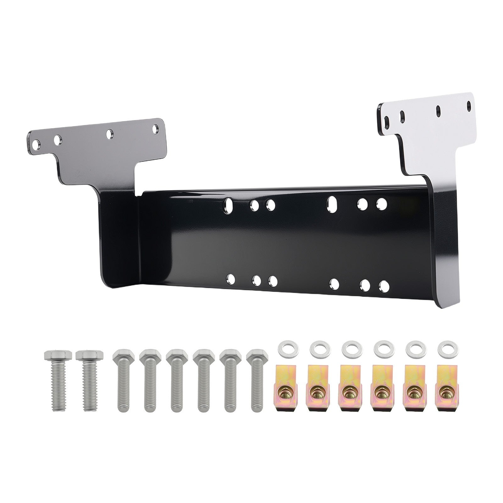 Black ATV Winch Mount for Polaris Sportsman/Xplorer 330-500 95-2008