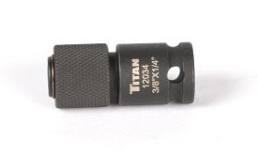 Titan 3/8" Drive to 1/4" Hex Drive Quick Change Adapter by Titan