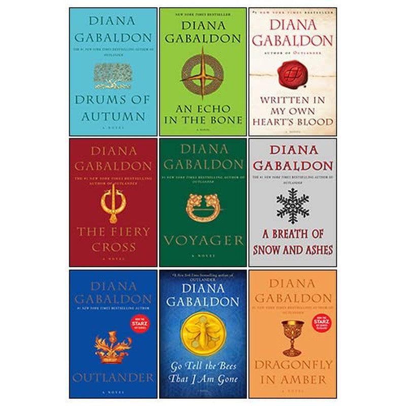 Outlander Series 9 Books Collection Set by Diana Gabaldon (Outlander