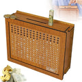 Cash Vault Wooden Box With For Educational Savings For Adults And