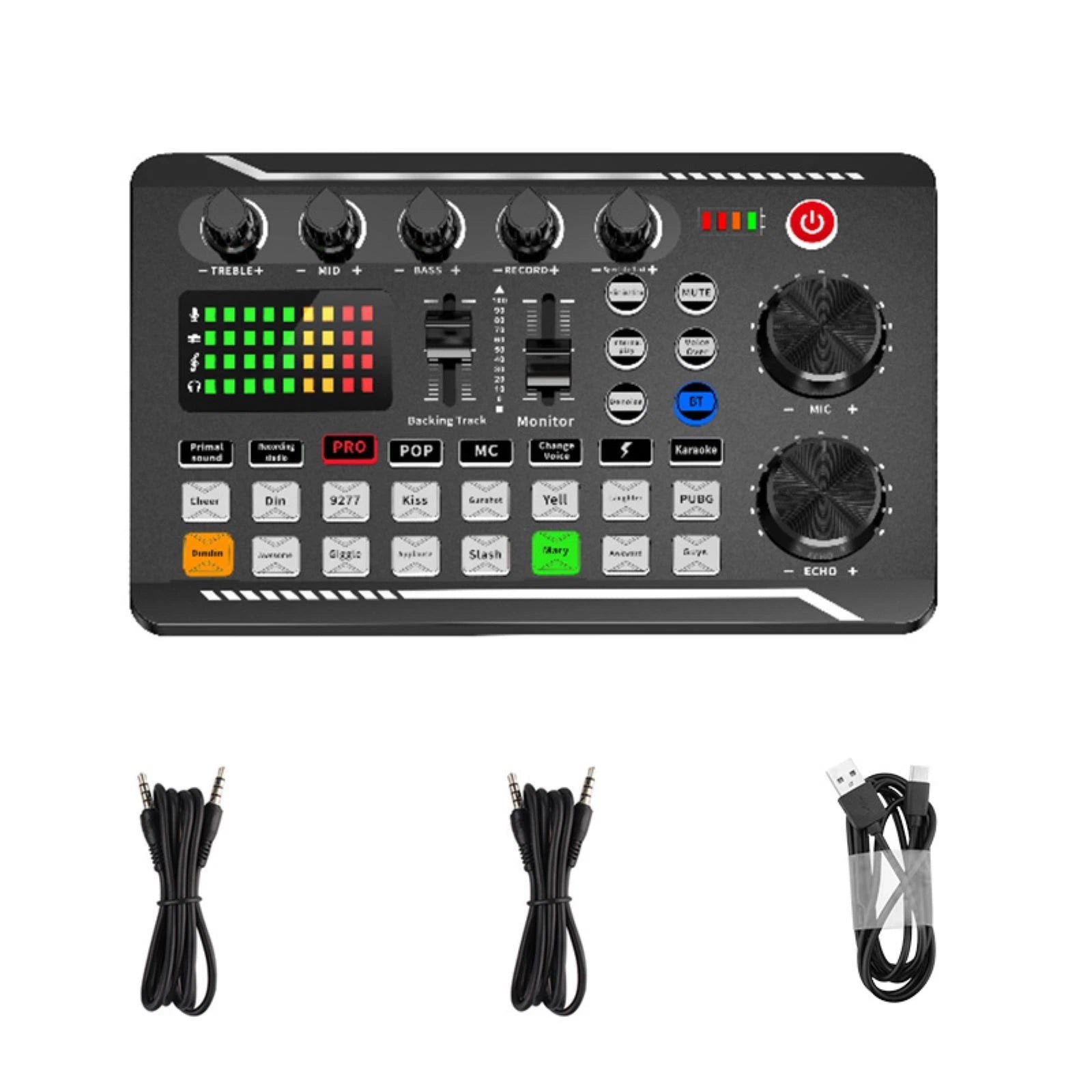 1set F998 Sound Card Multi-function Audio Mixer For | Built Supply Co