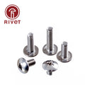316 Jis1111 M4 M5 M6 Stainless Steel Cross Recessed Flat Head Machine