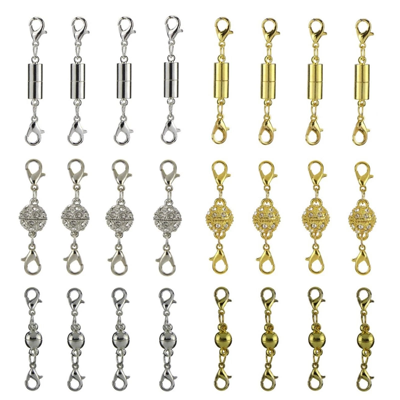 Strong Magnetic Lobster Clasps Assortment Jewelry Necklace Converter