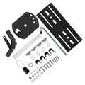 Roof Spare Tire Mount Carrier for SUV Truck Jeep Car Cargo Basket Black Steel