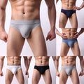 Men's Breathable Cotton Sports Underwear Pouch Briefs For Active