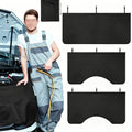 Black Fender Cover Mat Set Water Resistant For Car Maintenance