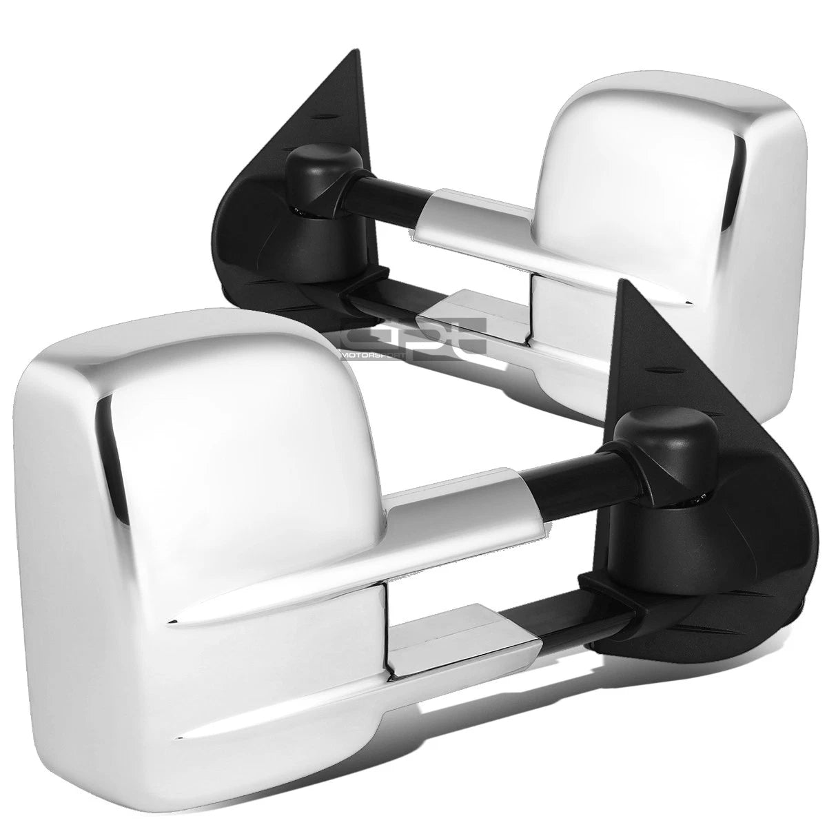 Fit 07-13 Chevy/gmc Gmt900 Extendable Arm Chrome | Built Supply Co