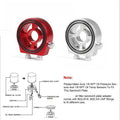 Aluminum Alloy Oil Pressure Adapter Sandwich Plate For M20 For M16
