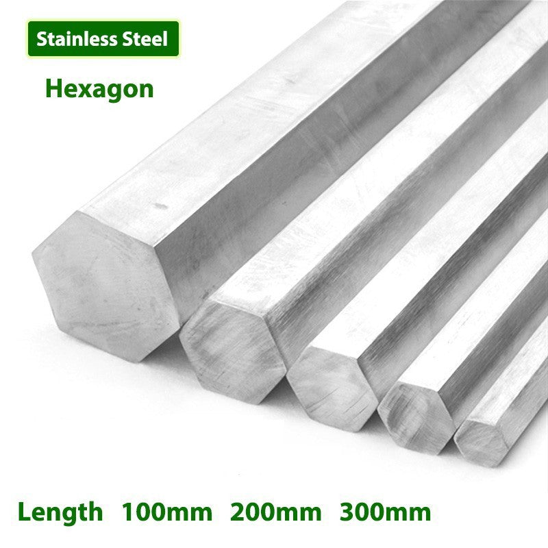 A2 Stainless Steel Hexagon Bar 4mm - 26mm Length