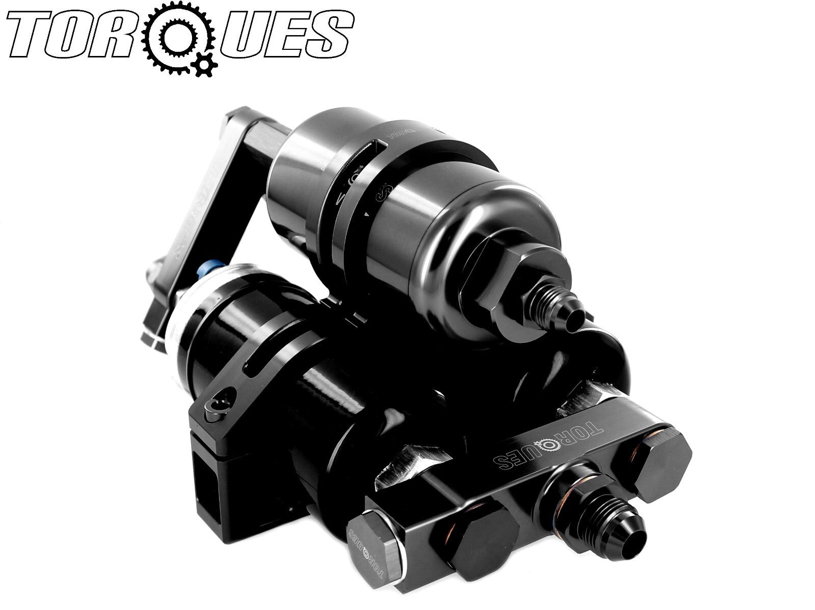 Twin Sytec Otp044 Fuel Pumps and Billet Filter Manifold Cradle